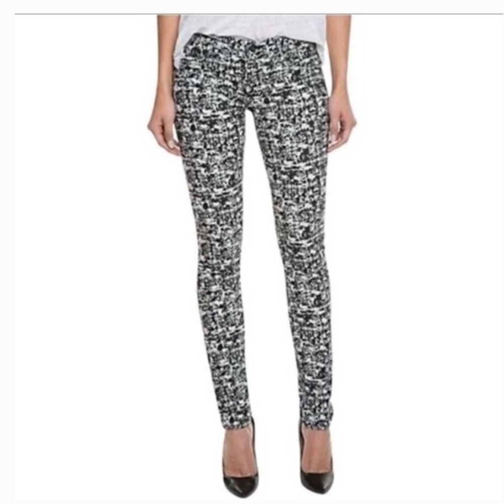 AG black and white the legging skinny corduroys